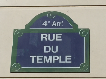 Rue du Temple in Paris