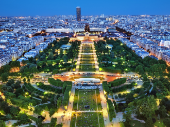 Paris at night takes on an enchantment