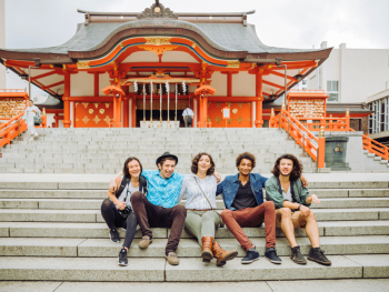 Visiting temples and shrines in Japan