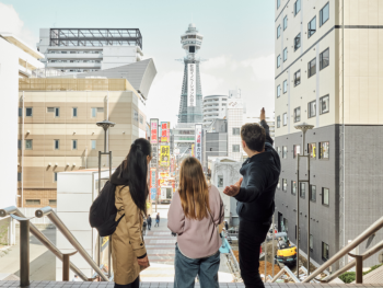 Osaka becomes a captivating winter wonderland