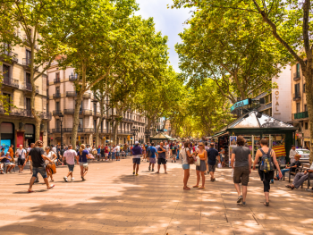 Las Ramblas walking street