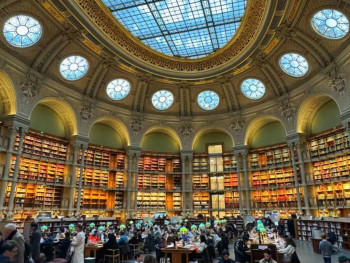 The Bibliotheque National at Richelieu-Louvois