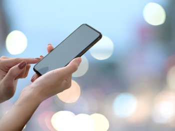 Holding Phone