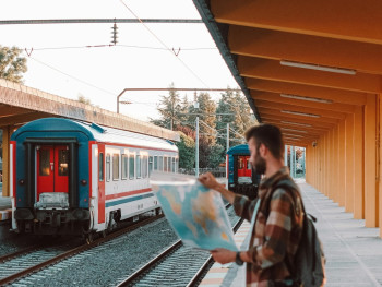 Solo traveler consulting map at station Photo by Ali Ramazan Çiftçi on pexels Solo traveler consulting map at station Photo by Ali Ramazan Çiftçi on pexels