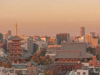 Sunset view over Osaka cityscape with mix of traditional and modern architecture. Photo by GUO ZIYU on Unsplash Sunset view over Osaka cityscape with mix of traditional and modern architecture. Photo by GUO ZIYU on Unsplash