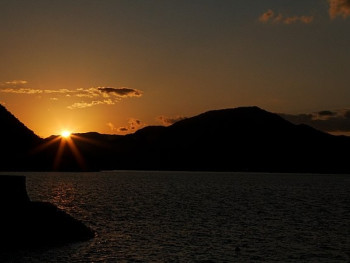 Sunset over Hiroshima Bay. photo by KimonBerlin on Creative Commons Attribution-Share Alike 2.0 Sunset over Hiroshima Bay. photo by KimonBerlin on Creative Commons Attribution-Share Alike 2.0