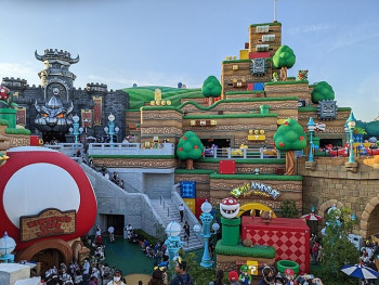 Super Nintendo World area at Universal Studios Japan Jpatokal Creative Commons Attribution-Share Alike 4.0 Super Nintendo World area at Universal Studios Japan Jpatokal Creative Commons Attribution-Share Alike 4.0