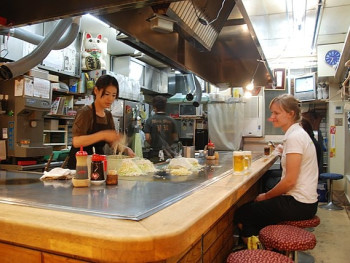 Guests trying okonomiyaki in a local kitchen Maarten Heerlien from Voorschoten, The Netherlands Creative Commons Attribution 2.0 Guests trying okonomiyaki in a local kitchen Maarten Heerlien from Voorschoten, The Netherlands Creative Commons Attribution 2.0