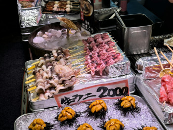 Host and guest peeking into Kuromon Market's seafood stalls Photo by Daria Dubkova on pexels Host and guest peeking into Kuromon Market's seafood stalls Photo by Daria Dubkova on pexels