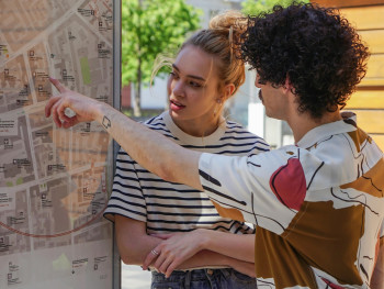 Travelers consulting a map and pointing at different locations while standing on a busy Osaka street Photo by cottonbro studio on pexels Travelers consulting a map and pointing at different locations while standing on a busy Osaka street Photo by cottonbro studio on pexels
