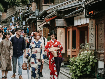 Guest and host walking through Kyoto's historic district, beginning a personalized tour. Photo by Kae Ng on Unsplash Guest and host walking through Kyoto's historic district, beginning a personalized tour. Photo by Kae Ng on Unsplash