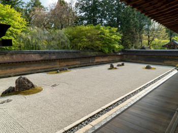 Zen temple garden with raked patterns Photo by David Emrich on Unsplash Zen temple garden with raked patterns Photo by David Emrich on Unsplash