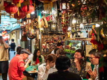 Filled with stalls and izakaya's