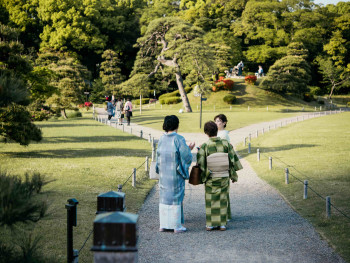 Lush green oasis away from the bustle of Tokyo