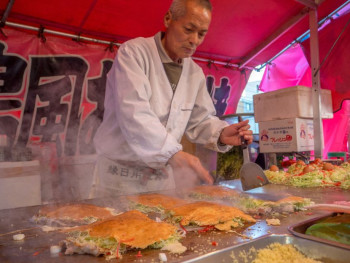 Street food stall.