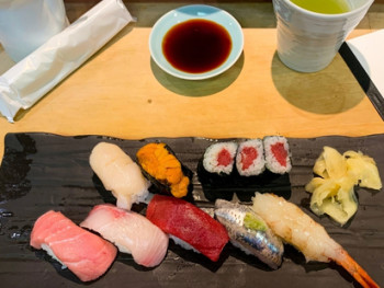 The freshest of sushi at Tsukiji Outer Market The freshest of sushi at Tsukiji Outer Market
