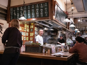 Local food stop explored by guest and host. Local food stop explored by guest and host.