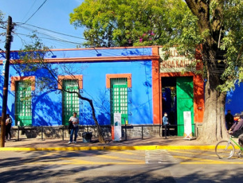 Frida Kahlo Museum (La Casa Azul) in Coyoacan Frida Kahlo Museum (La Casa Azul) in Coyoacan