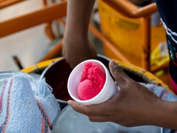 Fresh fruit ice cream Fresh fruit ice cream