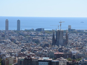 Panoramic view of Barcelona Panoramic view of Barcelona