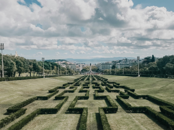 View of the Príncipe Real garden