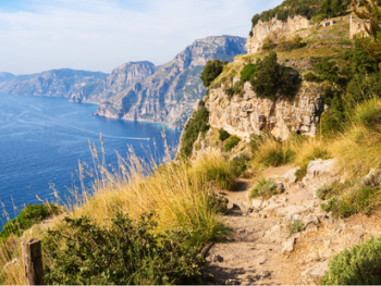 The Path of the Gods from Agerola with sweeping Amalfi Coast views The Path of the Gods from Agerola with sweeping Amalfi Coast views