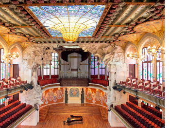 Palau de la Musica interior Palau de la Musica interior