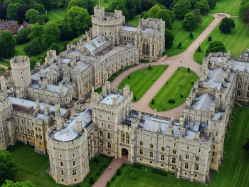 Windsor Castle aerial view Windsor Castle aerial view