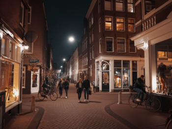 Jordaan at night Jordaan at night