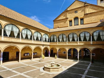 Castello Sforzesco courtyard with historic walls and sunlight Castello Sforzesco courtyard with historic walls and sunlight