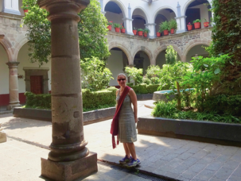 Quiet courtyard in Coyoacán