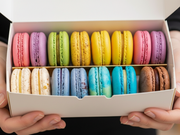 A box of macarons from Bon Macaron Patisserie A box of macarons from Bon Macaron Patisserie