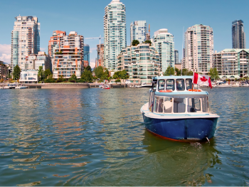 A short False Creek ferry trip Vancouver A short False Creek ferry trip Vancouver