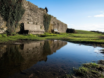 Neolithic Loughcrew Cairns and Fore Abbey with peaceful stone and water landscapes Neolithic Loughcrew Cairns and Fore Abbey with peaceful stone and water landscapes