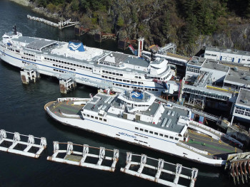BC Ferry terminal. BC Ferry terminal.