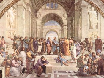 Wide view of School of Athens Wide view of School of Athens