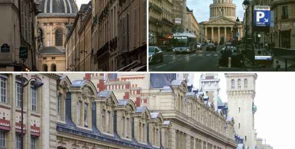Busy morning café in the Latin Quarter
