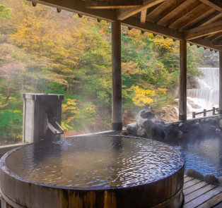 Enjoy a night at a Japanese bathhouse (sento) or a hot 