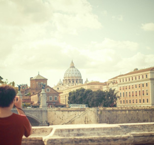 The Vatican and its surrounding areas in morning