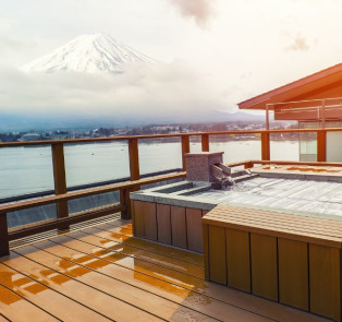 Traditional bath in Japan