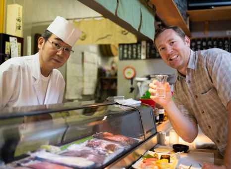 Behind the Sushi Counter!