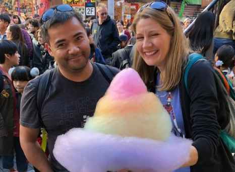 Rainbow Cotton Candy & Osaka’s Playful Side!