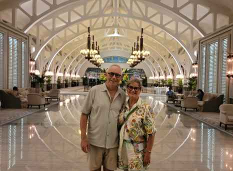 Nathan family enjoying a day with Roy