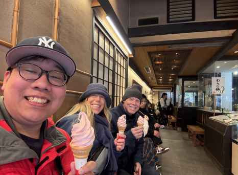 Ice Cream Break in Old Kyoto