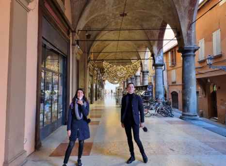 Wandering Beneath Bologna’s Iconic Porticoes at Twilight