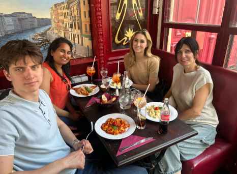 Sharing a Parisian Meal in Good Company