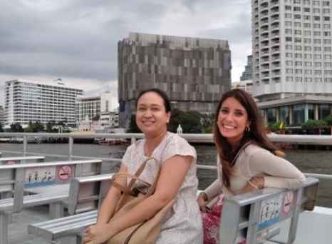Unwinding by the water on a peaceful Thai boat ride