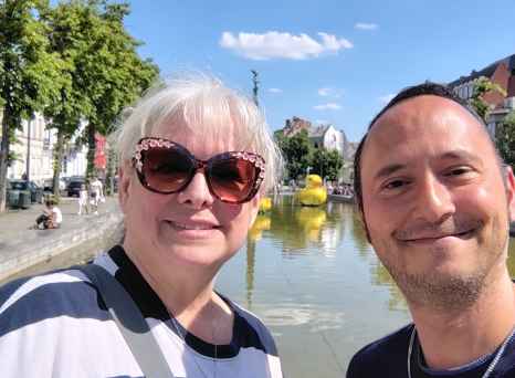 Exploring scenic canals and streets in Europe