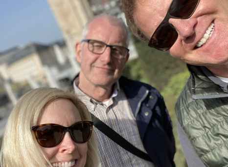 Bright Smiles on a Belgian Stroll
