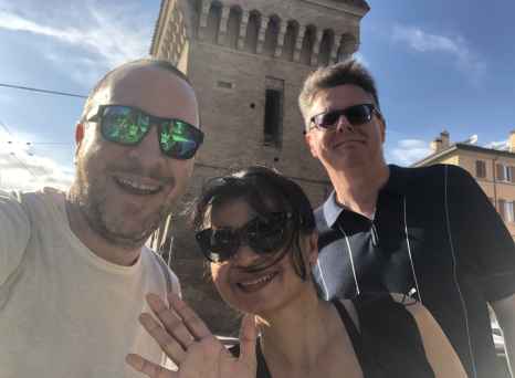 Capturing Moments by Ancient Walls